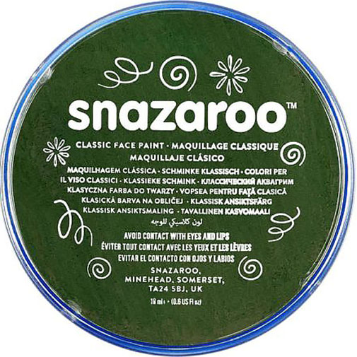 Snazaroo Face Paint - Dark Green