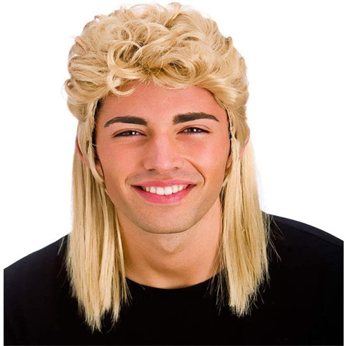 Mullet Wig - Blonde