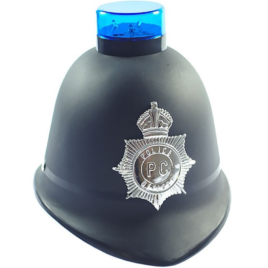 Flashing Police Helmet