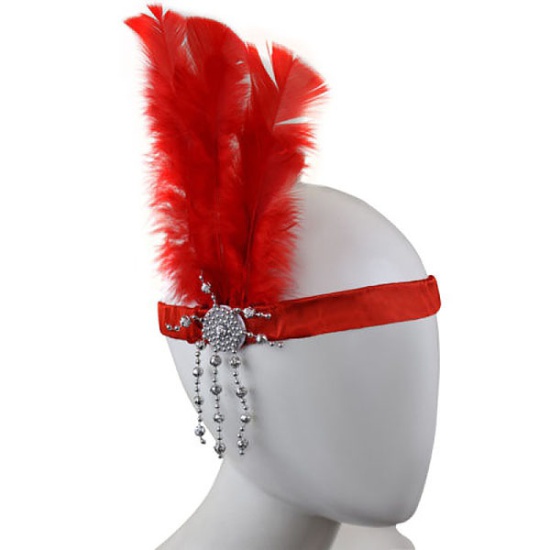 Flapper Headband (Red)