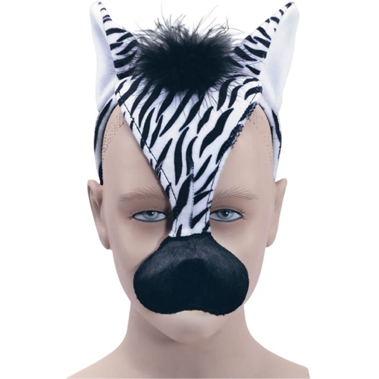 Zebra Headband Mask