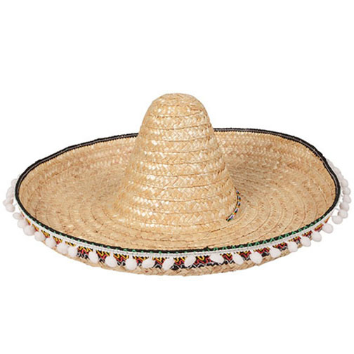 Deluxe Mexican Sombrero Hat 