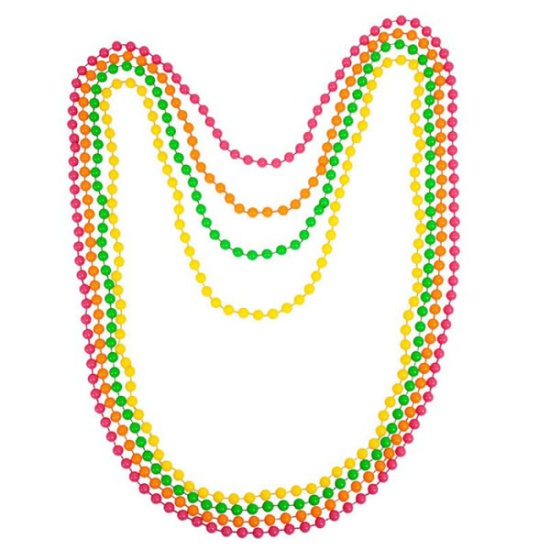 Neon Beaded Necklace