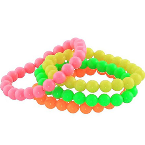 Neon Beaded Bracelet 