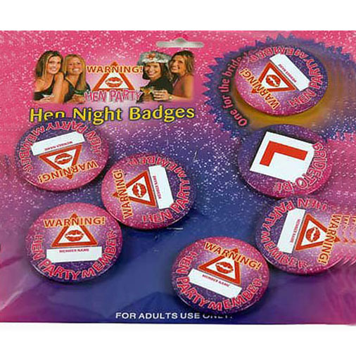 Hen Night Badges