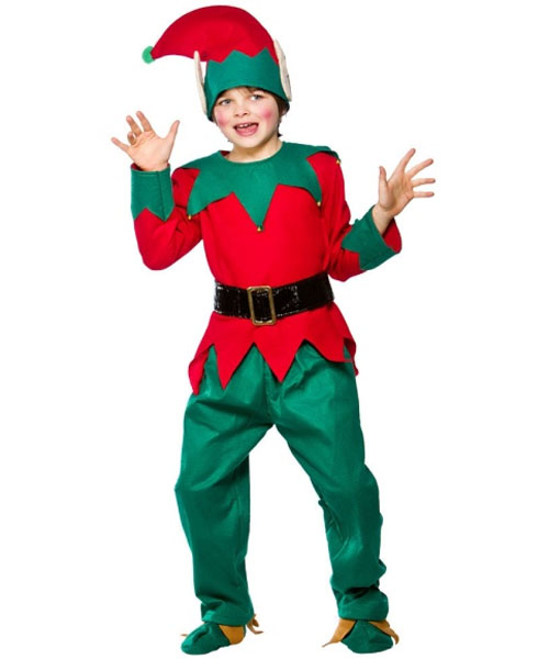 Boys Deluxe Elf Costume