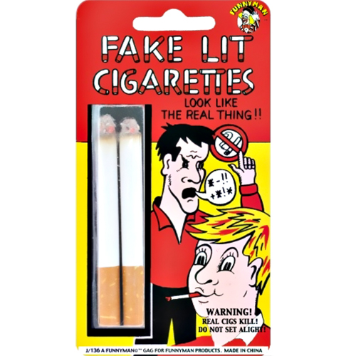 Smoking Fake Cigarettes