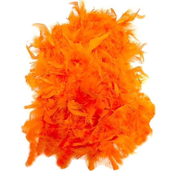 Feather Boa - Orange