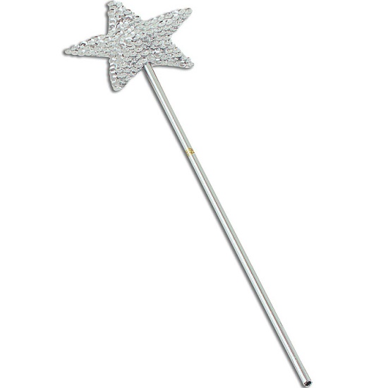 Sequin Wand - Silver
