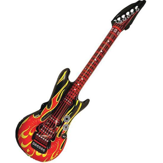 Inflatable Flame Guitar