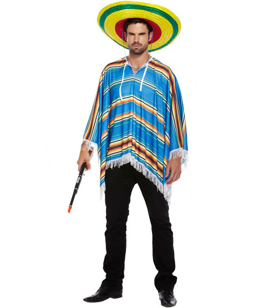 Blue Poncho