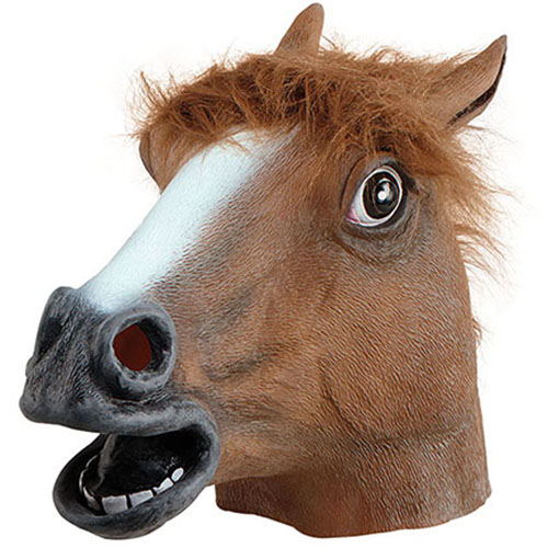 Horse Mask - Brown