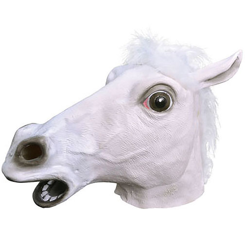 Horse Mask - White 