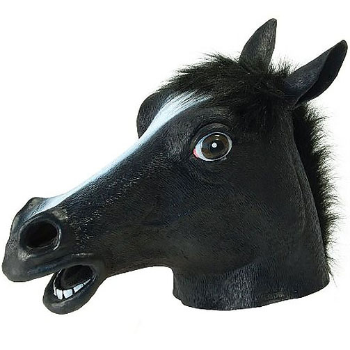 Horse Mask - Black