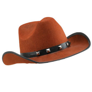 Studded Cowboy Hat -Brown