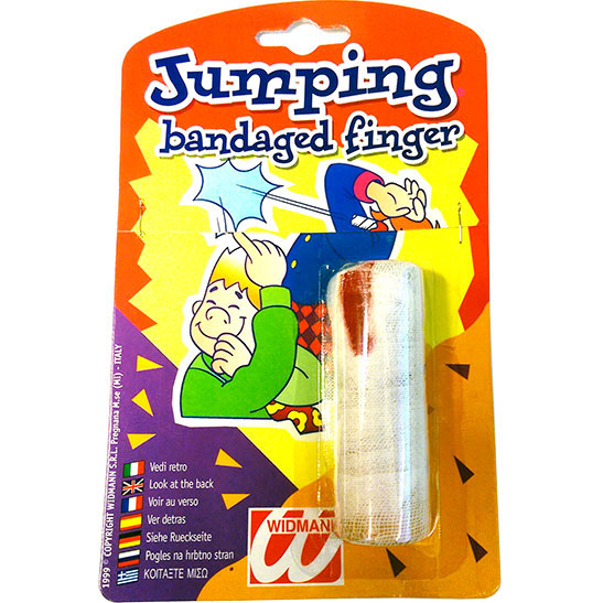 Jumping Bandaged Finger