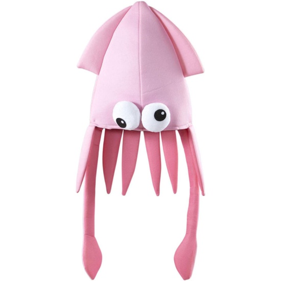 Pink Squid Hat 