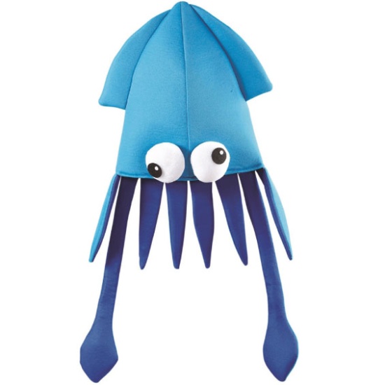 Blue Squid Hat
