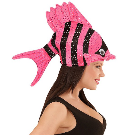 Pink Tropical Fish Hat