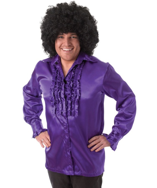 Ruffle Shirt (Purple)