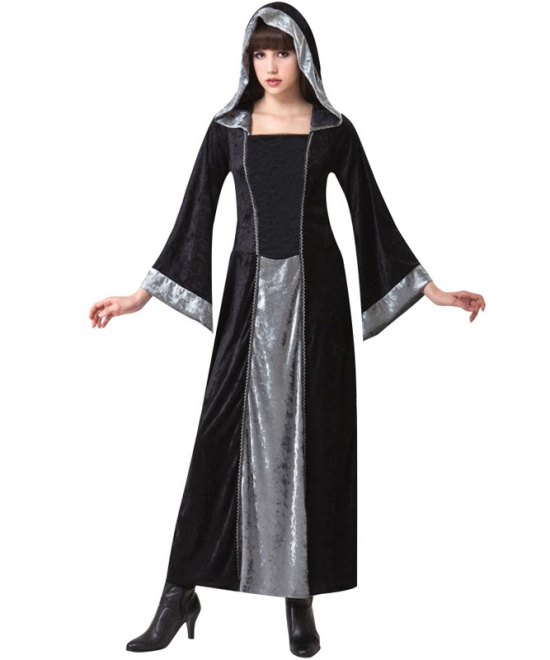 Velvet Gothic Hooded Cloak