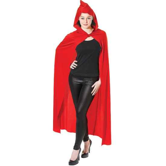 Hooded Cape - Red
