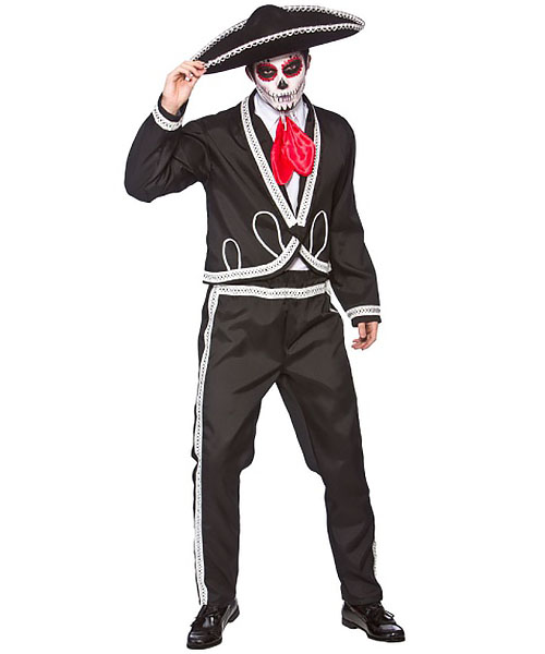 Deluxe Mariachi Day Of The Dead Costume
