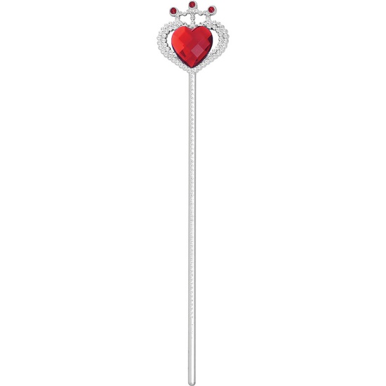 Heart Wand With Red Stone 