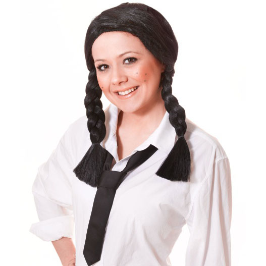 Schoolgirl Wig - Black