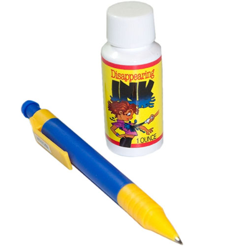 Squirting Pen With Disappearing Ink 