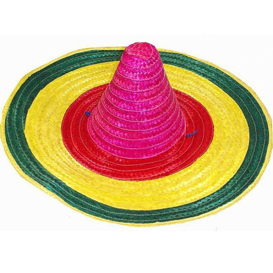 Mult-coloured sombrero