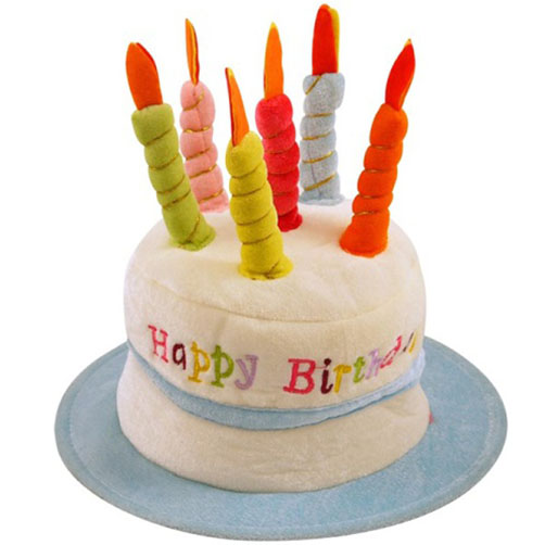 Blue Birthday Cake Hat