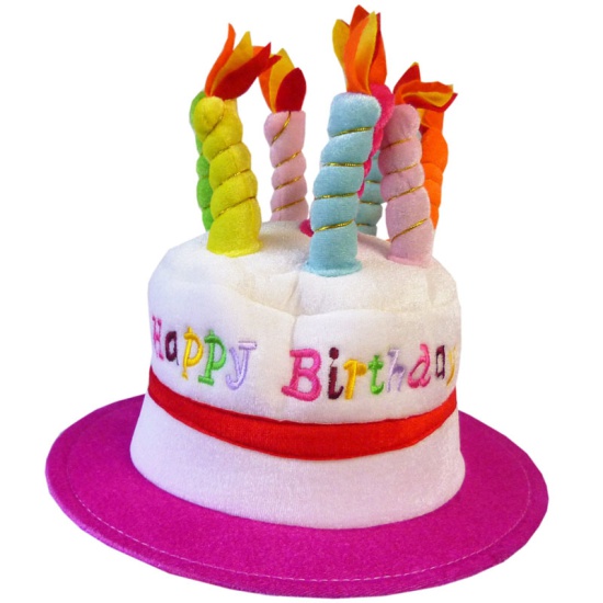 Pink Birthday Cake Hat