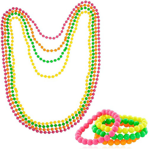 Neon Bead & Bracelet Set