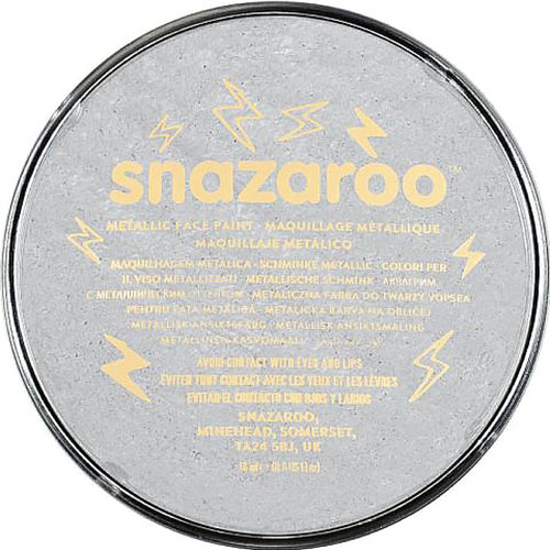 Metallic Snazaroo Face Paint - Silver
