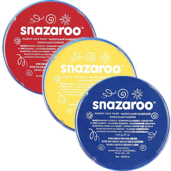 Snazaroo Face Paint Set - Primary Colours