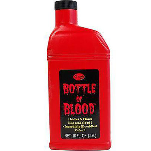 Giant Fake Blood Bottle