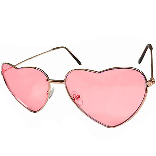 Heart Shape Glasses (Red)