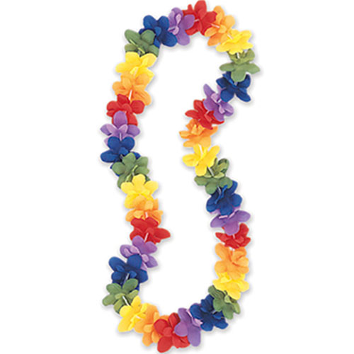 Rainbow Flower Lei