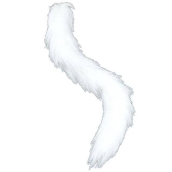 White Animal Tail