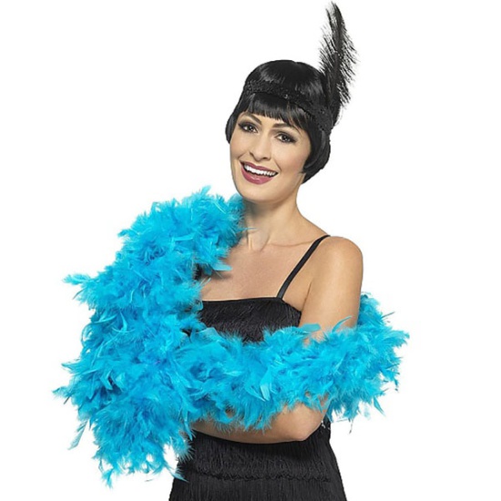 Feather Boa - Turquoise