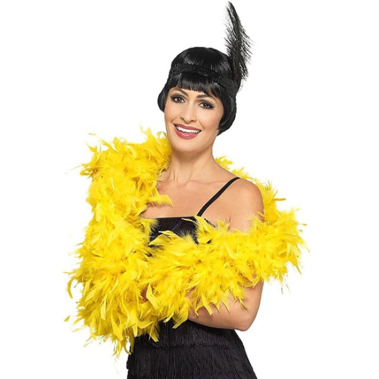 Feather Boa - Yellow