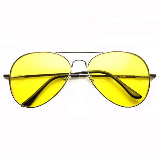 Aviator Glasses (Yellow)