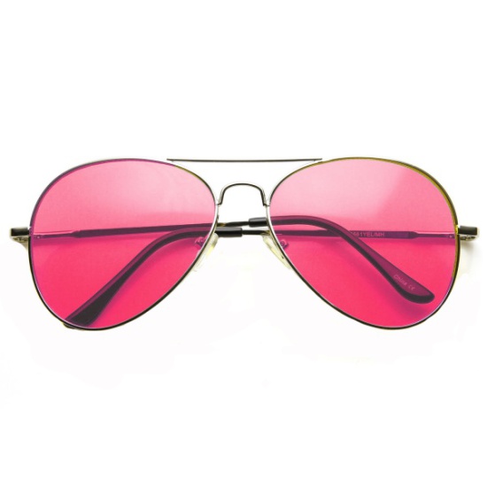 Aviator Glasses (Pink)