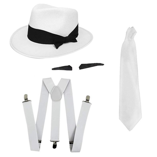 Gangster Set - White - 4 Piece