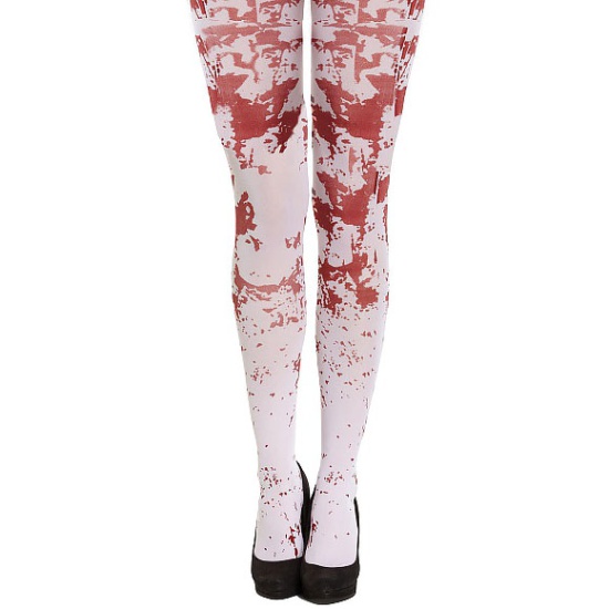 White Blood Stained Tights