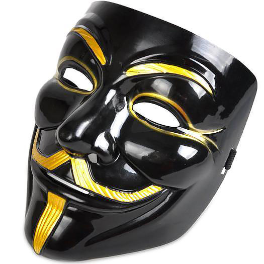 V For Vendetta Mask - Black