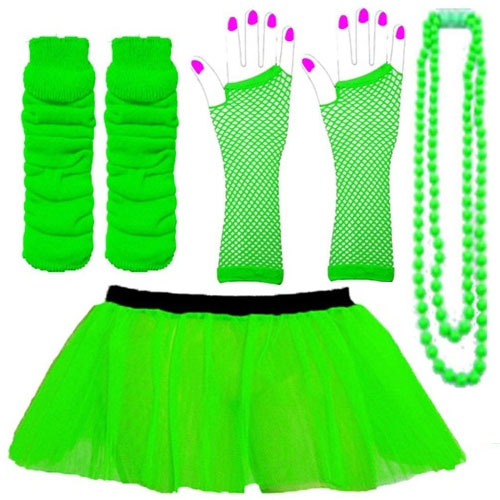 Neon 80's Set - Green