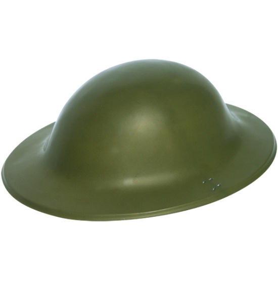 Green Plastic Army Helmet