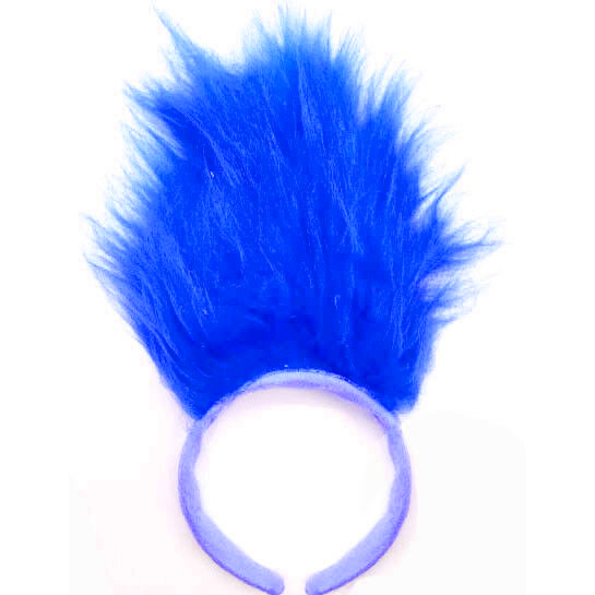Troll Doll Headband - Blue
